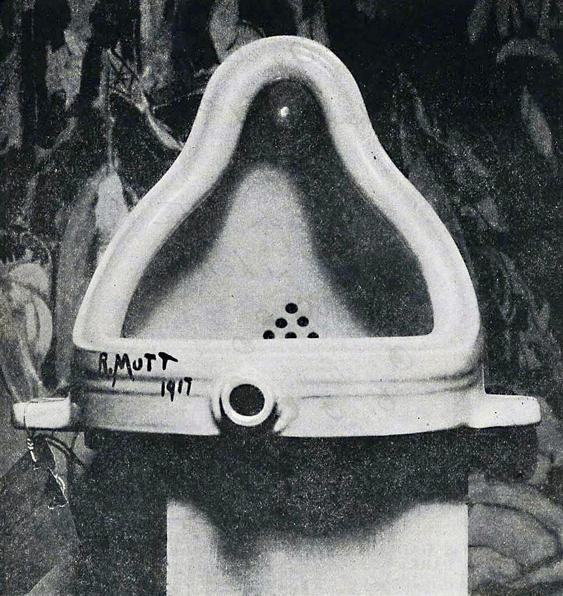Duchamp Fountaine 1917 da wikipedia dadaismo